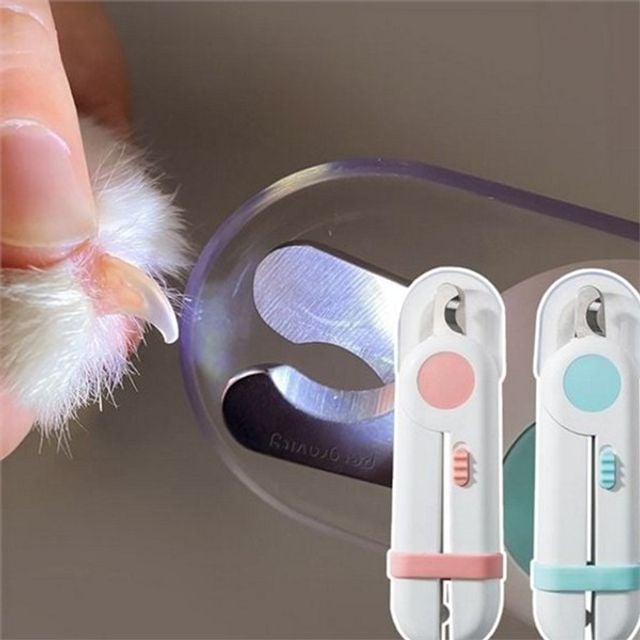 반려동물 발톱 깎이 고양이 발톱 깎이 강아지 애묘 관리 미용 작은 소형 잠금 파일 내장 안전 방지