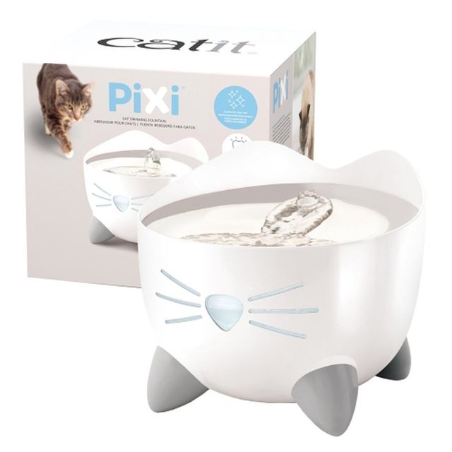 하겐 캣잇 PIXI 고양이 스테인리스 정수기 2.5L 화이트(43720)