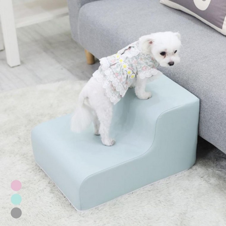 논슬립 강아지계단 2단 애견 고양이 계단 스텝 발판