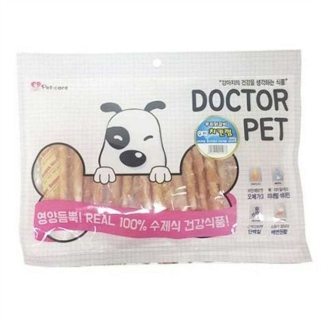 반려견 애견 간식 300g 1팩 치킨 강아지 간식 영양