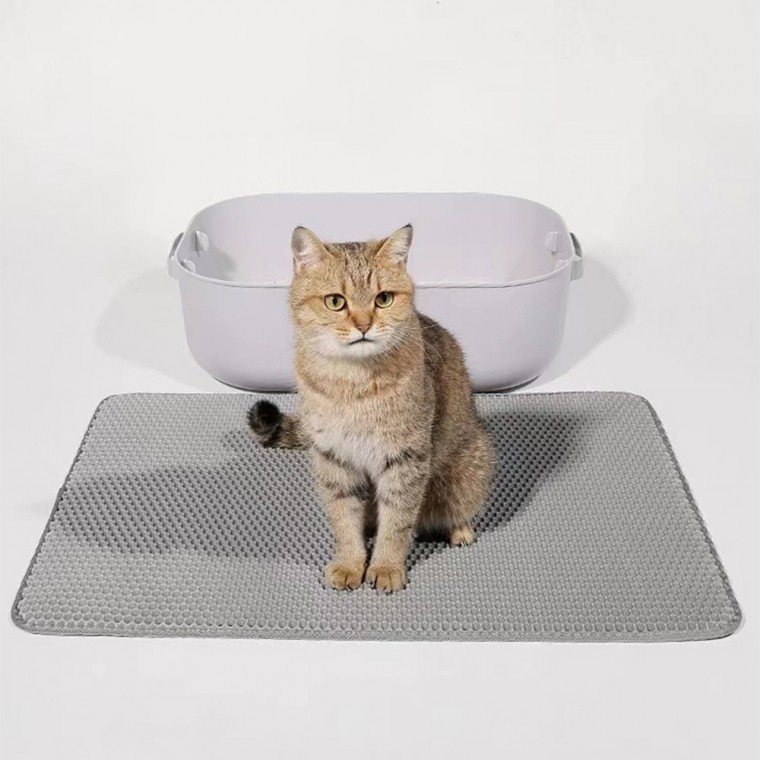 고양이 모래 매트 화장실 발판 벌집모양 사막화 방지